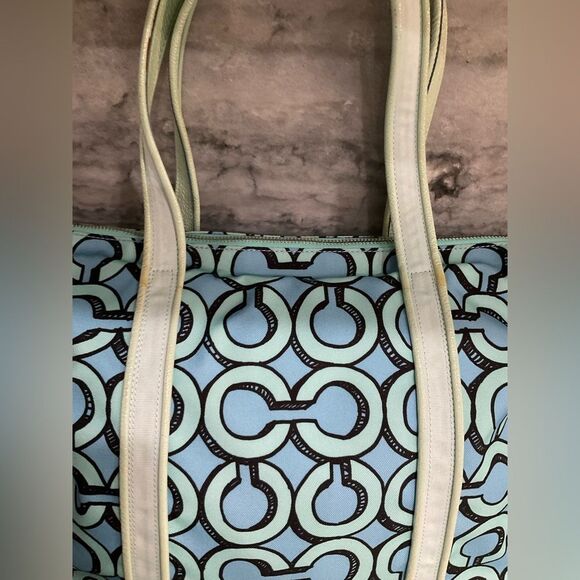 Coach Poppy 3D Op Art Glam Tote Purse Handbag‎ - Picture 15 of 16